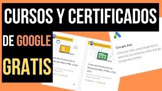 Certificaciones  formación de google gratis 2023 [upl. by Moreland]