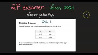 2P Eksamen KPI v 2024 [upl. by Randolf]