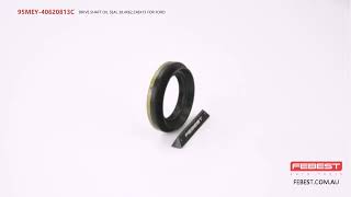 95MEY40620813C DRIVE SHAFT OIL SEAL 384X622X8X13 FOR FORD [upl. by Emmerich]