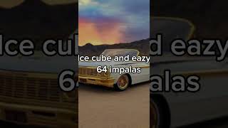 Ice cube and eazy e 64 impalas first two not icecube nwa eazye impala drip [upl. by Raoul]