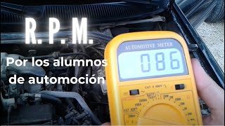 Medida RPM explicado por los alumnos de automoción Revoluciones Por Minuto 🆁🅿🅼 [upl. by Ramyar]