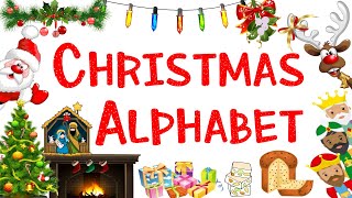 🔤🎄🎁 LALFABETO di NATALE in INGLESE  Christmas Alphabet ABC in English 🎅🏻🌟🦌 [upl. by Byram576]