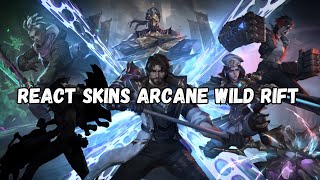 REACT SKINS ARCANE  WILD RIFT EXTRA XAYAH SABUGUEIRO [upl. by Habas]