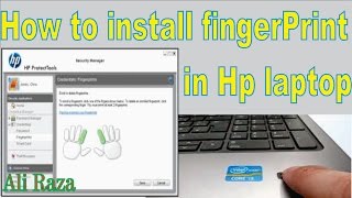 How to Enable and Install FingerPrint Driveramp Software in Hp Laptop [upl. by Rizan630]