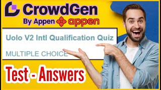 UOLO V2 Project Answer Passed the Crowdgen Test Tips amp Tricks UOLOTestAnswers [upl. by Annaili]