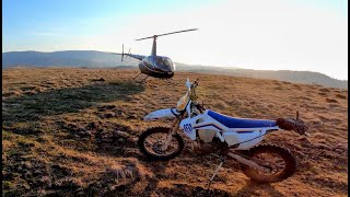 Helicopter joined enduro ride 45 [upl. by Teriann]