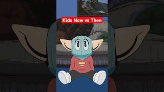 Kids Now vs Then 🥲 animation nostalgia cartoon 2000s [upl. by Harrak]