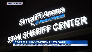 Maui Invitational officially moves to Oahu for 2023 tournament [upl. by Aiciruam]