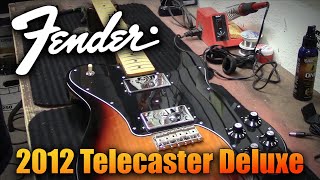 2012 Fender Telecaster Deluxe Restring [upl. by Isacco]