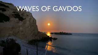 Gavdos Sound of Waves  Midnight Full Moon 3Hours [upl. by Ijok]