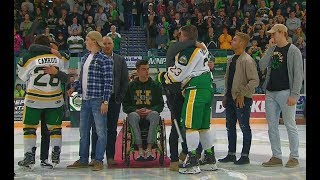 Humboldt Broncos Ceremonial Faceoff [upl. by Efi]