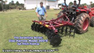 How to Use a Disc Harrow  Model 300 [upl. by Iaka]