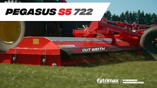 NEW Trimax Pegasus 722 Wide Area Mower AU  Ideal for Sod Turf Farm Applications [upl. by Akeimahs502]