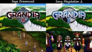 Grandia II Dreamcast vs PS2 Intro Cutscene Comparison [upl. by Augustina]