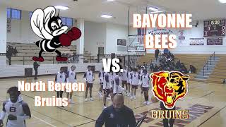 BAYONNE HIGH SCHOOL VARSITY BOYS BASKETBALL VS NORTH BERGEN 12142023 [upl. by Nnaitak129]