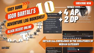 Obtain all Knowledge in the Creatures of Mediah category  Igor Bartali’s Adventure Log Book 10 [upl. by Chiles]