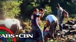 Bandila Bus falls off ravine Tado Jimenez 13 others killed [upl. by Emalee]