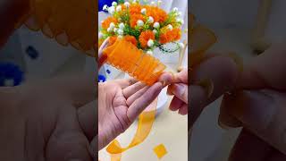 Handmade diy ribbon rose flower diy flowers decoration craft handmade gift shorts [upl. by Eve]