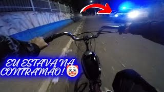 ACABOU A GASOLINA DA MOTORIZADA  TROMBEI UMA VIATURA PELA CONTR4MÃO  😱 Deu Ruim [upl. by Melise]