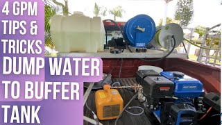 How To Redirect Water to Buffer Tank  Pressure Washer 4GPM External Unloader Valve Upgrade [upl. by Jarrell]