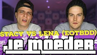 JEMOEDER STACY VS LENA REACTIE [upl. by Broddy97]