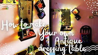 DIY dressing table with scrap wood [upl. by Nedlog]