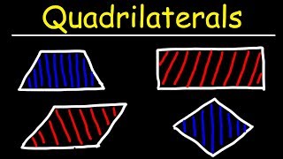 Quadrilaterals  Trapezoids Parallelograms Rectangles Squares and Rhombuses [upl. by Romanas]