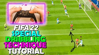 This STRAFEAGILE DRIBBLING TECHNIQUE is VERY EFFECTIVE in FIFA 22  FIFA 22 DRIBBLING TUTORIAL [upl. by Eleph953]