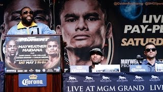 Undercard Press Conference  Mayweather vs Maidana  SHOWTIME Boxing [upl. by Butcher]