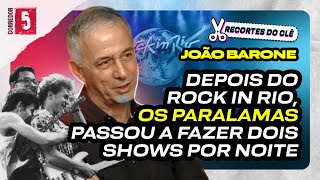 Eu quase desmaiei logo na 2ª música dos Paralamas no Rock In Rio  João Barone  Recortes do Clê [upl. by Lyrred865]