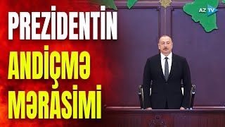 Prezident İlham Əliyevin andiçmə mərasimindən GÖRÜNTÜLƏR  TARİXİ ANLAR yaşandı [upl. by Noeht]