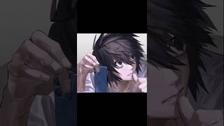 Death note edit on l editing on beats deathnote anime beats [upl. by Notsreik]