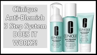 Clinique AntiBlemish Solutions 3 Step System  Review  xameliax [upl. by Ennobe769]