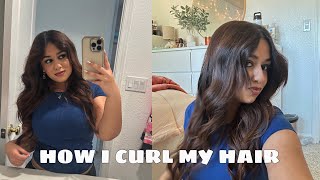 HOW I CURL MY HAIR WITH A FLAT IRON  beginner friendly  easy [upl. by Robbin788]