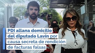 PDI allana domicilio del diputado Lavín por causa secreta de rendición de facturas falsas [upl. by Olotrab]