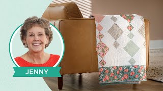 Make a quotChandelierquot Quilt with Jenny Doan of Missouri Star Video Tutorial [upl. by Najar]