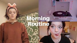 my bethany mota morning routine but i am gross and my thumb is broken [upl. by Arrimat]