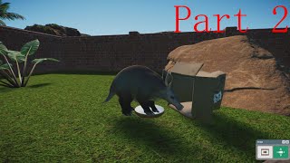 Baby animals Aardvark and Tapir  Planet Zoo Episode 2 [upl. by Watts]