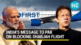 In the interest of India reaches out after Pakistan blocks maiden SrinagarSharjah flight [upl. by Adelheid]