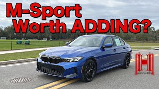 2024 BMW 330i Sedan is the M Sport Package Worth It All Specs amp Test Drive [upl. by Ecnerual]