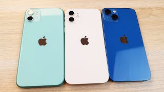 IPHONE 11 VS IPHONE 12 VS IPHONE 13  ANTUTU BENCHMARK [upl. by Novaj]