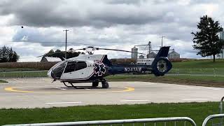 Wellspan Health WellFlight 490 Lifting from Steven’s Fire company 173 SPARE AIRCRAFT [upl. by Enneiluj732]