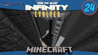 Minecraft Mods How to use stabilized mob spawners in FTB Infinity Evolved  E24 [upl. by Aivilo858]