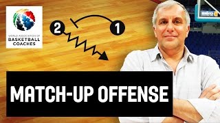 MatchUp Offense  Željko Obradović  Basketball Fundamentals [upl. by Apfelstadt]