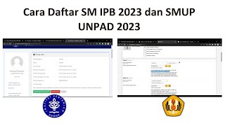 Cara Daftar SM IPB dan SMUP UNPAD 2023 [upl. by Ayaj]