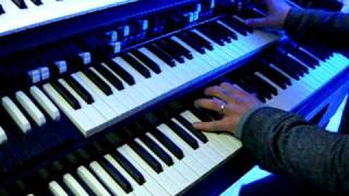 HAMMOND B3 PORTABLE  LESLIE USELESS  JAMMING  Synthcloud [upl. by Enytnoel]