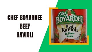 Chef Boyardee Beef Ravioli [upl. by Gussi447]