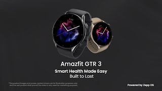 Amazfit GTR 3  Built to Last [upl. by Nevile]