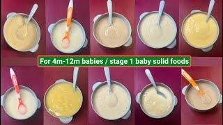 4 Month Baby Foods Baby Puree Recipes Baby First Solid RecipesHomemade Stage 1 Baby  Faith Vibes [upl. by Einahc787]