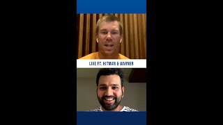 Full Instagram LIVE  Rohit Sharma and David Warner [upl. by Lemuela]